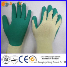 10 Gauge Baumwolle / Polyester Shell Latex Palm beschichtet Latex beschichteten Handschuh
